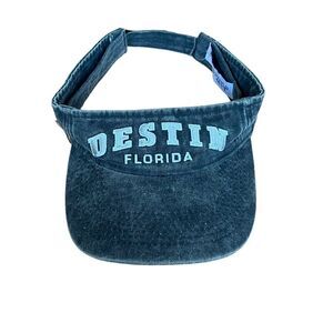 Alvin's Island Grey & White Visor Hat